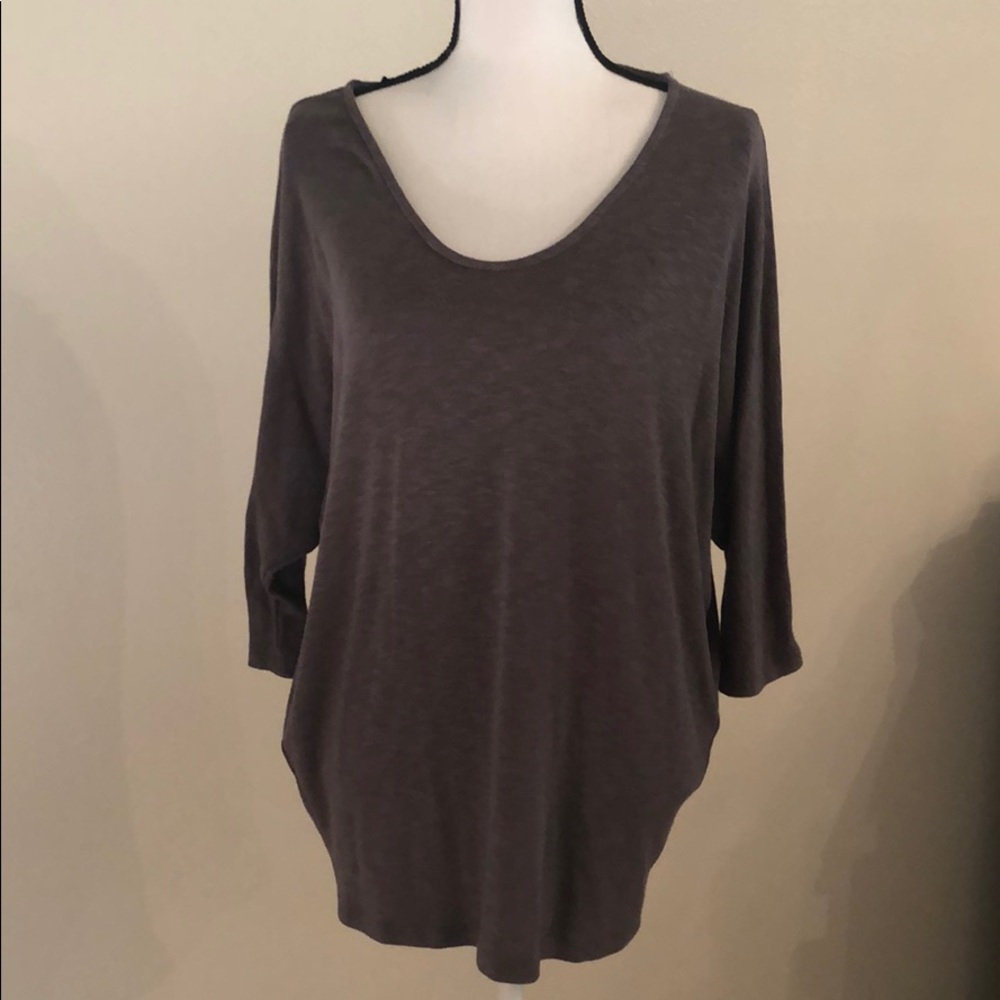 Brown cotton top